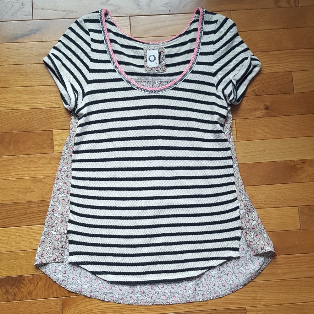 Anthropologie Akemi + Kin Striped Floral T…